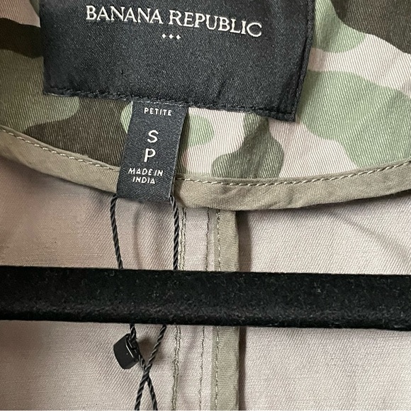 Banana Republic Camo Utility Jacket Petite Size Small - Picture 8 of 16